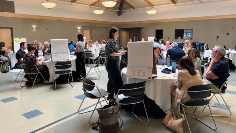 Working groups at conference