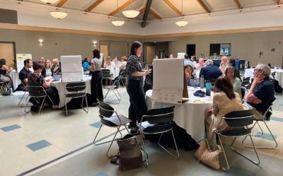 Working groups at conference